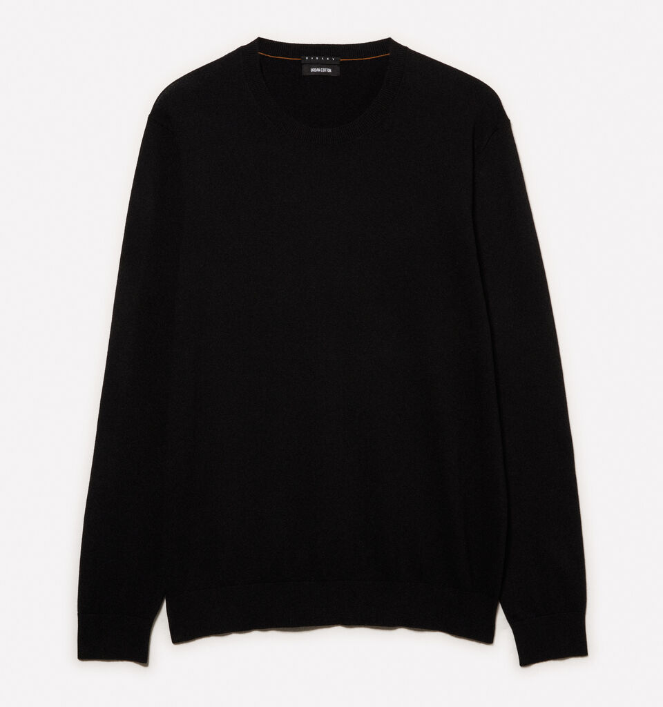 Μπλούζα μαύρη με λαιμόκοψη - μπλούζες με λαιμόκοψη ανδρικές - Μαυρο | Sisley image number 5